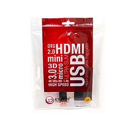 Відео перехідник (адаптер) ExtraDigital DisplayPort - HDMI, DVI, VGA (KBV1734) - мініатюра 10