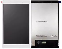Дисплей для планшета Lenovo Tab 4 8 TB-8504N, TB-8504P, TB-8504F, TB-8504X (зеленая плата) с тачскрином и рамкой, White - фото Дисплей для планшета Lenovo Tab 4 8 TB-8504N, TB-8504P, TB-8504F, TB-8504X (зеленая плата) с тачскрином и рамкой, White