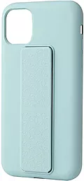 Чехол Epik Silicone Case Hand Holder Apple iPhone 12 Pro Max Ice Blue