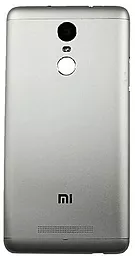 Задняя крышка корпуса Xiaomi Redmi Note 3 MediaTek со стеклом камеры Original Grey