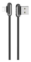Кабель Hoco U60 Soul Secret USB-A - Lightning 12w 2.4a 1.2м cable Metal/Gray - фото Кабель Hoco U60 Soul Secret USB-A - Lightning 12w 2.4a 1.2м cable Metal/Gray