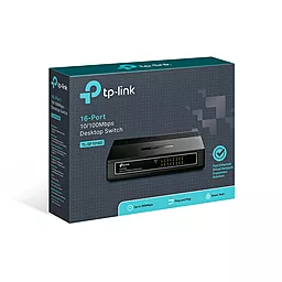 Коммутатор (світч) TP-Link TL-SF1016D - мініатюра 4 Коммутатор (світч) TP-Link TL-SF1016D - мініатюра 4