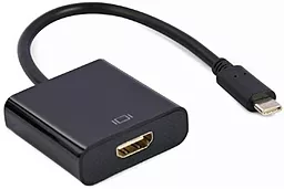 Видео переходник (адаптер) USB Type-C - HDMI v1.4 4k 30hz 0.15m black (A-CM-HDMIF-03) Cablexpert
