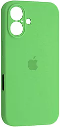 {"ru": "Чехол", "uk": "Чохол"} Silicone Case Full Camera для Apple iPhone 16 Plus Spearmint