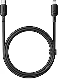 Кабель Baseus Foamed Silicone Fast Charging USB Type-C - Lightning 20w 3a 2м PD cable Black (E0426A04)