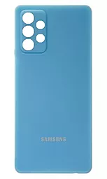 Задняя крышка корпуса Samsung Galaxy A72 A725 2021 / Galaxy A72 5G A726 Original Awesome Blue - фото Задняя крышка корпуса Samsung Galaxy A72 A725 2021 / Galaxy A72 5G A726 Original Awesome Blue