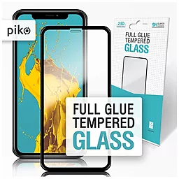 Захисне скло Piko Full Glue для Apple iPhone 11 Black (1283126496066)
