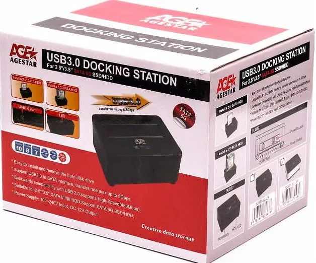 Док-станция AgeStar USB3.0 (3UBT7) - фото 4