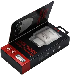 Сетевое зарядное устройство EasyLife 2.4a 2USB-A ports home charger white - миниатюра 6