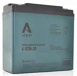 Акумуляторна батарея AZBIST 12V 20Ah AGM (6-DZM-20)