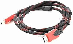 Відеокабель HDMI М-М з обплетенням 5м 1TOUCH - фото Відеокабель HDMI М-М з обплетенням 5м 1TOUCH
