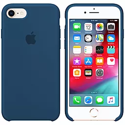 Чехол Apple Silicone Case iPhone 7, iPhone 8 Blue Cobalt