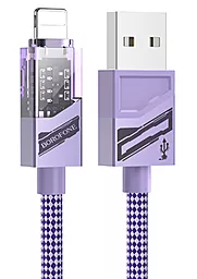 Кабель Borofone BU42 Octavia USB-A - Lightning 12w 2.4a 1.2м cable Purple