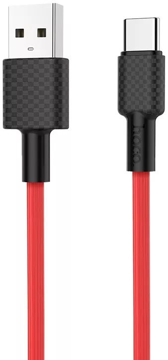 Кабель Hoco X29 Superior Style USB-A - Type-C 10w 1м cable Red - фото 1