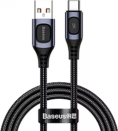 Кабель Baseus Flash Multiple Fast Charge Protocols USB-A - Type-C 25w 5a 1м cable Grey (CATSS-A0G) - фото Кабель Baseus Flash Multiple Fast Charge Protocols USB-A - Type-C 25w 5a 1м cable Grey (CATSS-A0G)