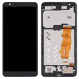 Дисплей ZTE Blade A5 2019 с тачскрином и рамкой, оригинал, Black - фото Дисплей ZTE Blade A5 2019 с тачскрином и рамкой, оригинал, Black