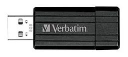 Флешка Verbatim Pin Stripe 8Gb (49062) Black - фото Флешка Verbatim Pin Stripe 8Gb (49062) Black