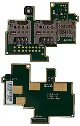 Шлейф Sony Xperia M C2004 Dual / C2005 Dual роз'єм SIM-карти і карти пам'яті Original