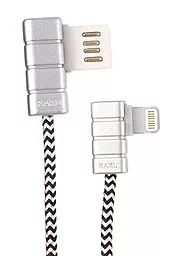 Кабель iKaku Gallop Series USB-A - Lightning 12w 2.4a 1м cable Silver