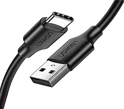 USB Кабель Ugreen US287 Nickel Plating 3A 1.5M USB Type-C Cable Black