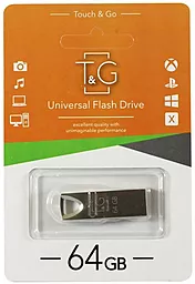 Флешка T&G Metal Series 64GB USB 2.0 (TG117SL-64G) Silver
