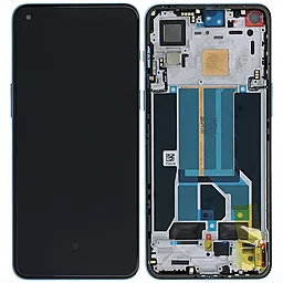 Дисплей OnePlus Nord 2 5G с тачскрином и рамкой, оригинал, Blue Haze