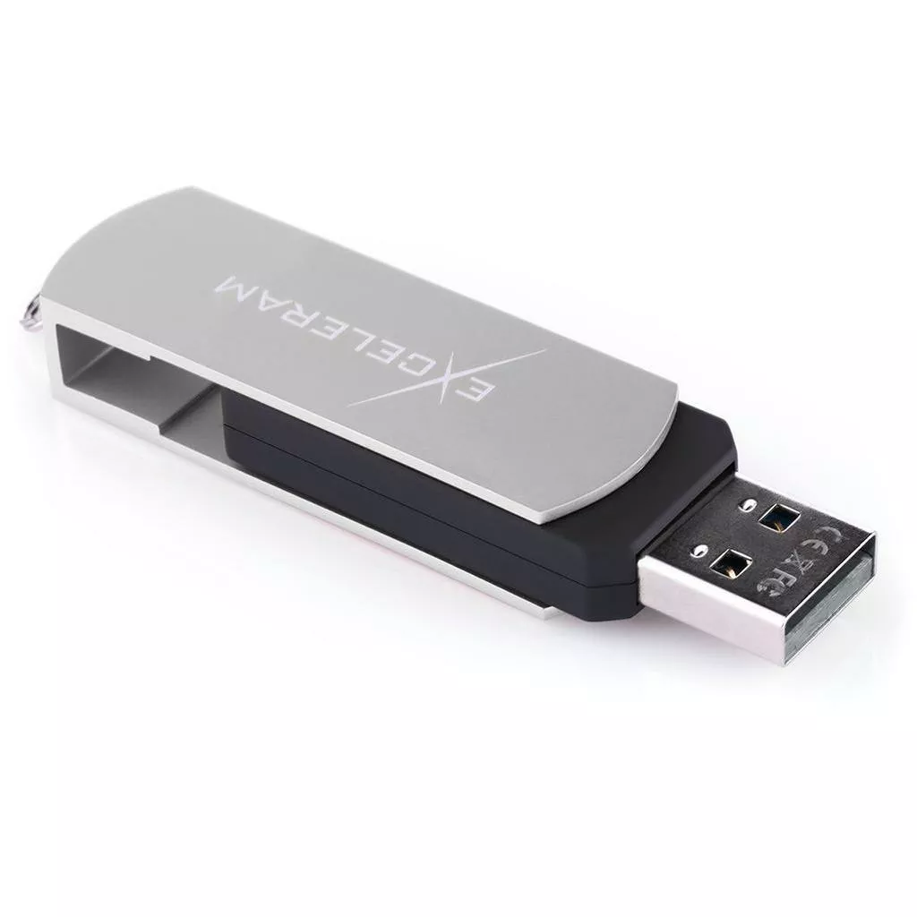 Флешка Exceleram 32GB P2 Series USB 2.0 (EXP2U2SIB32) Silver - фото 4