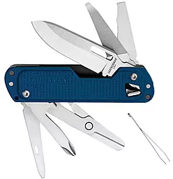 Мультитул Leatherman Free T4 Navy (832879) - мініатюра 2 Мультитул Leatherman Free T4 Navy (832879) - мініатюра 2