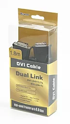 Видеокабель Viewcon DVI > DVI (24+1конт.) 1.8м., блистер (VD 105-1.8м.) - миниатюра 2