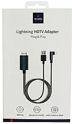 Видео переходник (адаптер) WIWU X7 Lighting - HDMI Adapter Grey - миниатюра 3