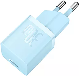 Мережевий зарядний пристрій Baseus 30W GaN5 Fast Charger USB-C Blue (CCGN070603) - мініатюра 3