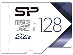 Карта памяти Silicon Power microSDXC 128GB Elite Class 10 UHS-1 U1 (SP128GBSTXBU1V21)