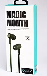 Наушники Celebrat D2 Black - миниатюра 3 Наушники Celebrat D2 Black - миниатюра 3