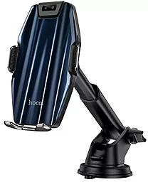 Держатель с беспроводной зарядкой Hoco S45 Black - фото Держатель с беспроводной зарядкой Hoco S45 Black