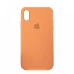 Чехол Silicone Case Full для Apple iPhone XS Max Papaya