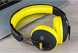 Навушники Awei A800BL Black-Yellow - мініатюра 3
