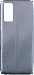 Задняя крышка корпуса Tecno Pova 2 (LE7n) Dazzle Black - фото Задняя крышка корпуса Tecno Pova 2 (LE7n) Dazzle Black