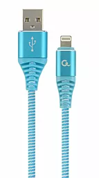 USB Кабель Cablexpert Premium 2.1a Lightning Cable Blue (CC-USB2B-AMLM-1M-VW)