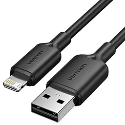 Кабель Vention USB-A - Lightning 12w 2.4a 1м cable Black (LAMBF) - фото Кабель Vention USB-A - Lightning 12w 2.4a 1м cable Black (LAMBF)