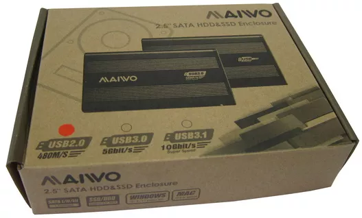 Кишеня для HDD Maiwo K2501A-U2S Silver - фото 6