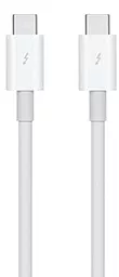 Відеокабель USB Type-C Thunderbolt 3 Cable 0.8м White (MQ4H2ZM/A) Apple - фото Відеокабель USB Type-C Thunderbolt 3 Cable 0.8м White (MQ4H2ZM/A) Apple