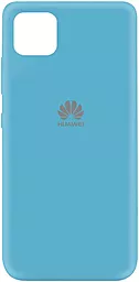Чехол Epik Silicone Cover My Color Full Protective (A) Huawei Y5p Light Blue