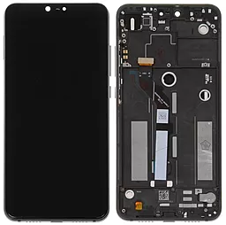 Дисплей Xiaomi Mi 8 Lite, Mi 8X, Mi 8 Youth с тачскрином и рамкой, оригинал, Black