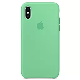 {"ru": "Чехол", "uk": "Чохол"} Silicone Case для Apple iPhone XS Max Spearmint