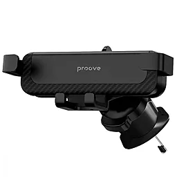 Держатель с автозажимом Proove Gravity Pro Air Outlet Car Mount Black (CHGP00000001) - фото Держатель с автозажимом Proove Gravity Pro Air Outlet Car Mount Black (CHGP00000001)