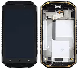 Дисплей Sigma mobile X-treme PQ39 с тачскрином и рамкой, Black - фото Дисплей Sigma mobile X-treme PQ39 с тачскрином и рамкой, Black