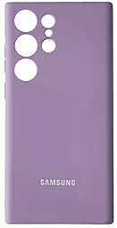 Чохол Silicone Case Full для Samsung Galaxy S24 Ultra Lilac