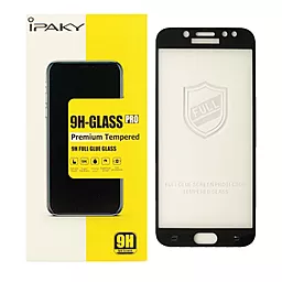 Защитное стекло iPaky Full Glue Samsung J730 Galaxy J7 2017 Black