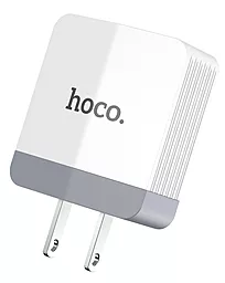 Мережевий зарядний пристрій з швидкою зарядкою Hoco C13 QC3.0 1USB 3A White