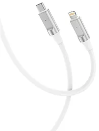 Кабель USB PD XO NB-Q252A 27w 3a Type-C - Lightning cable white